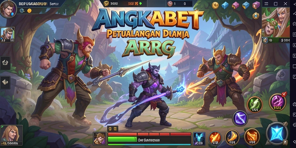Tampilan gameplay penuh aksi di ANGKABET yang seru dan menegangkan.