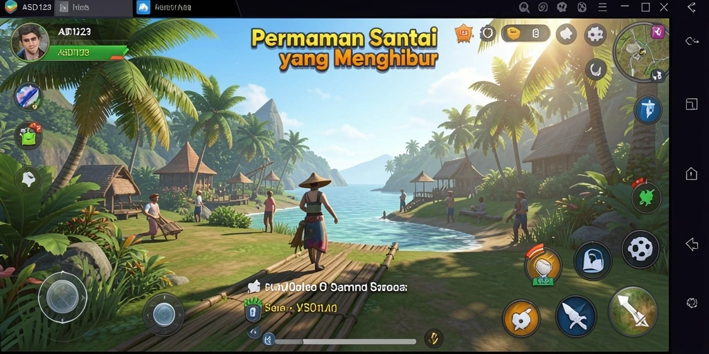 Menampilkan momen seru saat gameplay ASD123 yang menarik.
