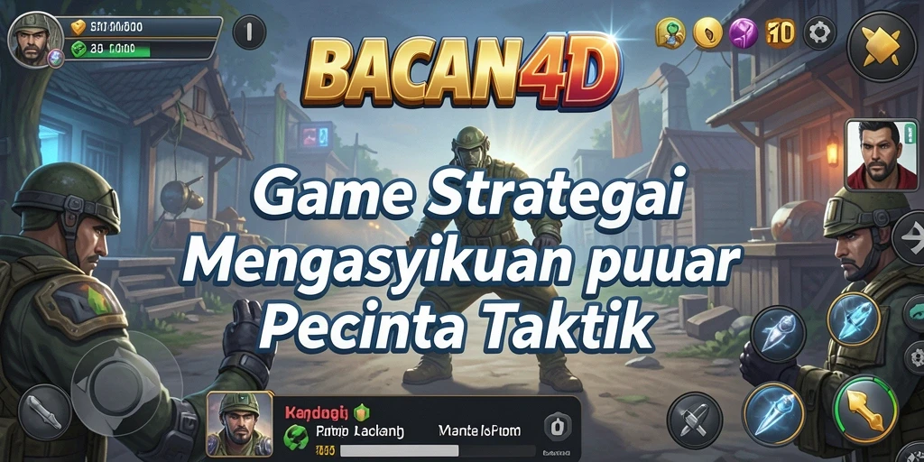 Tampilan gameplay menarik dari BACAN4D saat bertempur dengan taktik.
