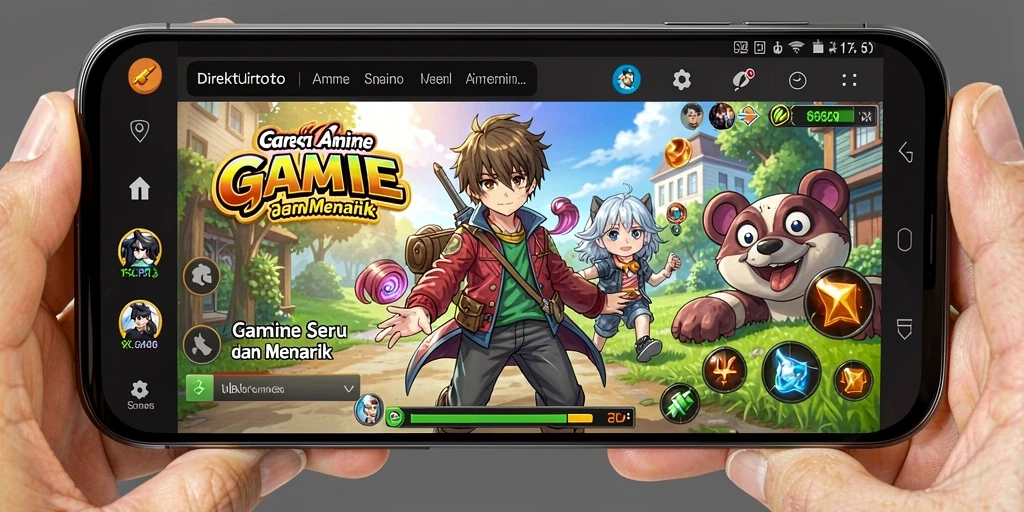 Screenshot gameplay yang menampilkan aksi seru DIREKTURTOTO.