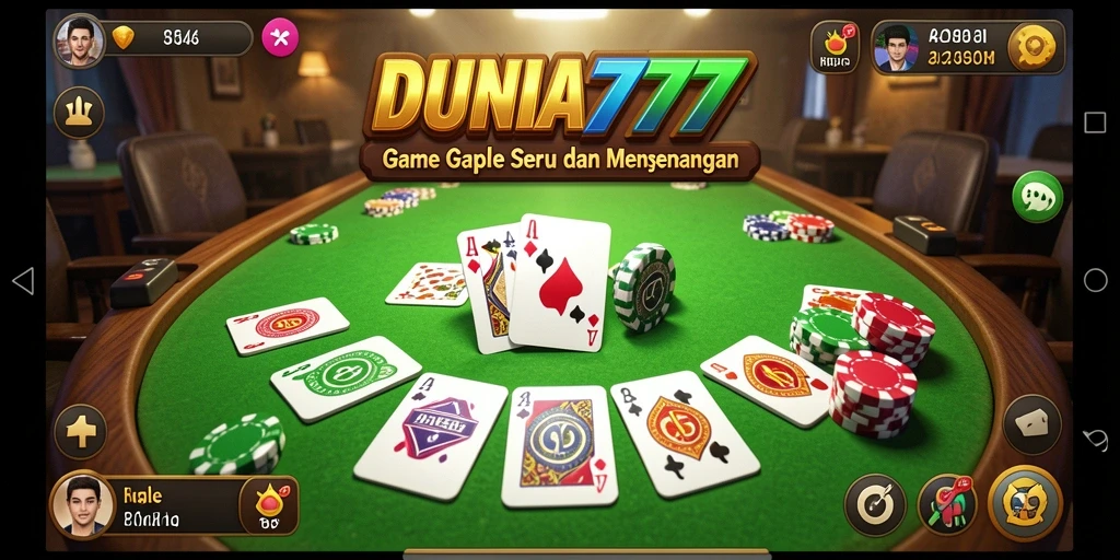 Tampilan gameplay DUNIA777 yang menarik dan interaktif.