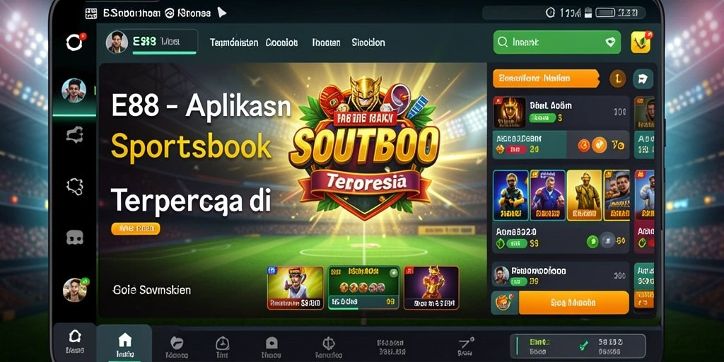 Tampilan gameplay E88 yang menarik dan mudah digunakan.