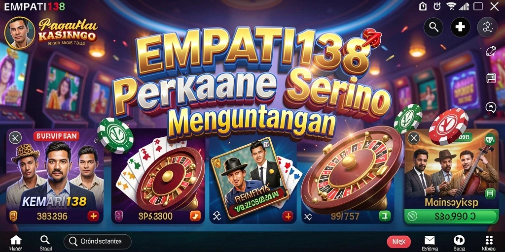 Tampilan gameplay Kasino yang menegangkan di EMPATI138.