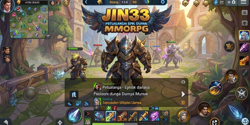 Pengalaman mendebarkan dalam pertempuran MMORPG JIN33.