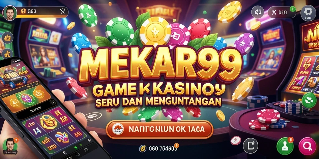 Screenshot gameplay MEKAR99 menampilkan keseruan permainan Kasino.