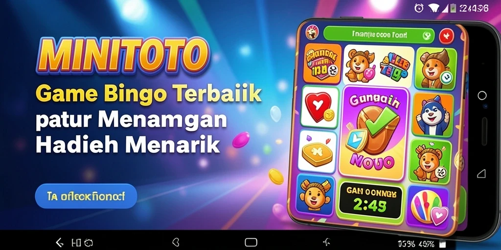 Screenshot gameplay MINITOTO dengan tampilan Bingo yang menarik.