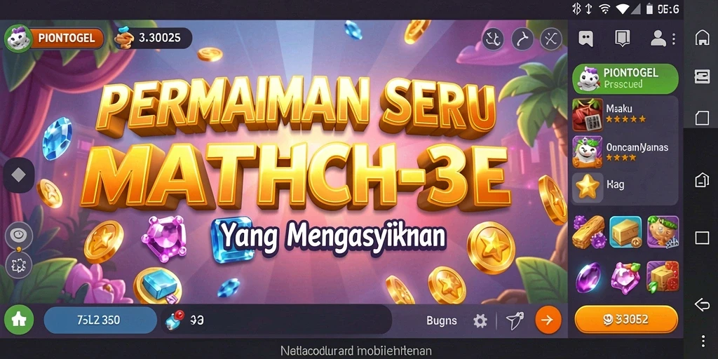 Tampilan gameplay menarik yang penuh warna dari PIONTOGEL.