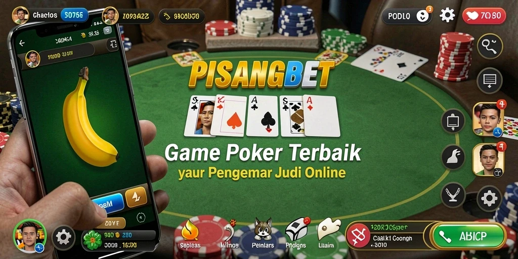 Tangkapan layar gameplay seru PISANGBET dengan suasana poker yang mendebarkan.