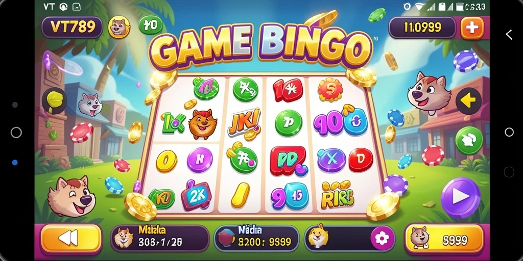 Gameplay menarik VT789 dalam suasana Bingo yang seru.