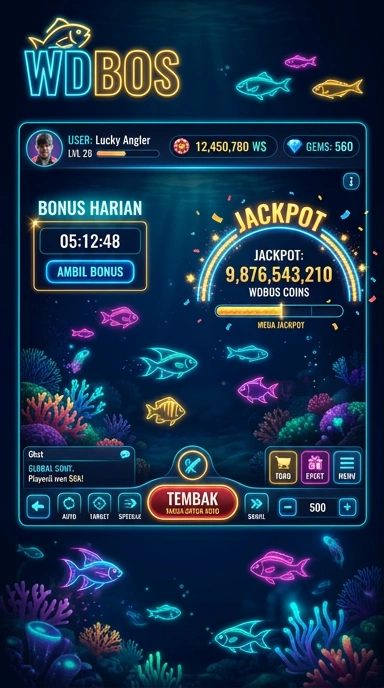 Tampilan aplikasi wdbos yang sederhana dan mudah digunakan.